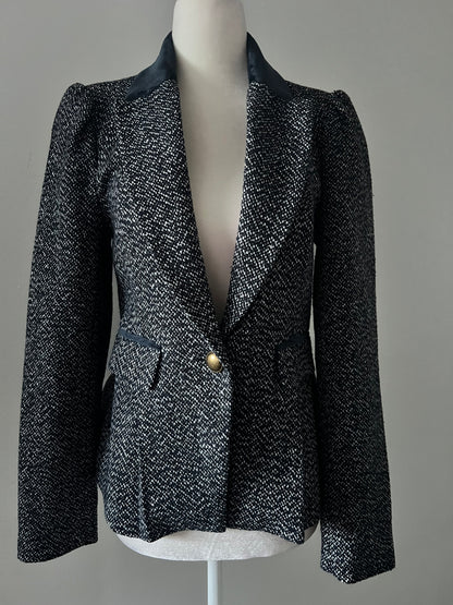 Properly Polished ModCloth Fitted Tweed Blazer