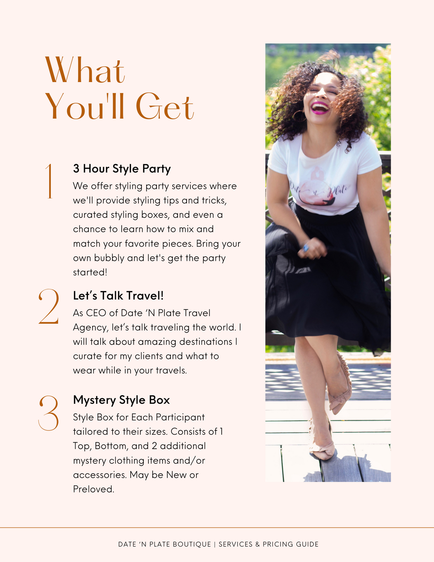 The Ultimate Styling Party Package: Styling Party and 1 on 1 Styling!