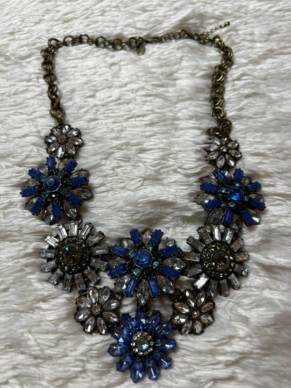 Blue Charcoal Necklace