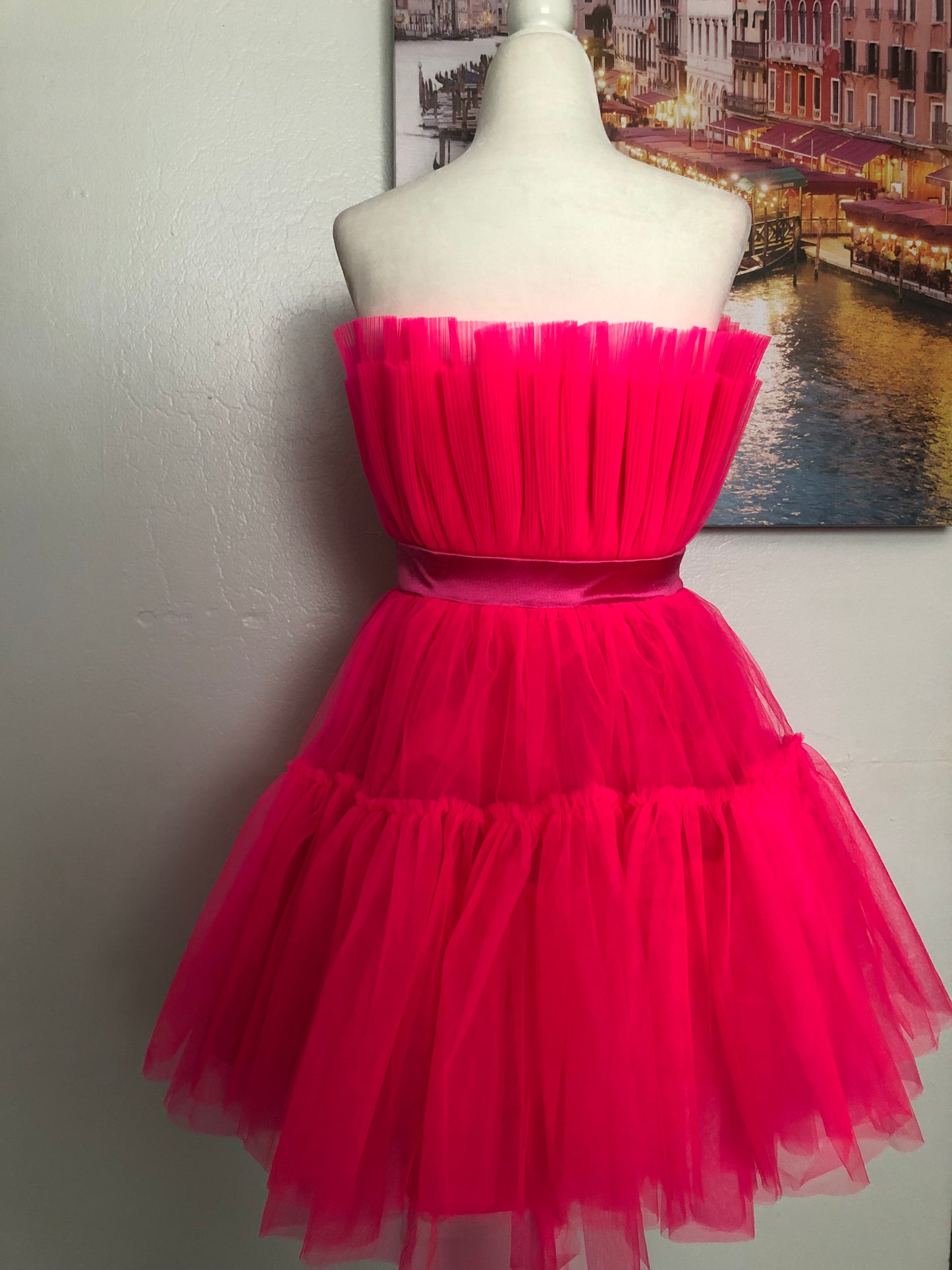 Pop of Pink Dress