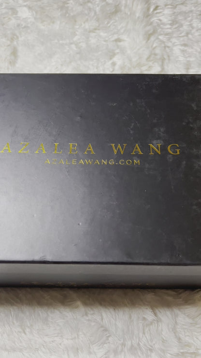 Azalea Wang Kiki Feather Embellished Platform Sandal